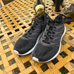 Hoka Black and Gray Athletic Shoes